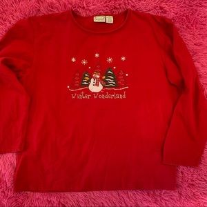 Winter wonderland plus size sweatshirt. Size 2xl